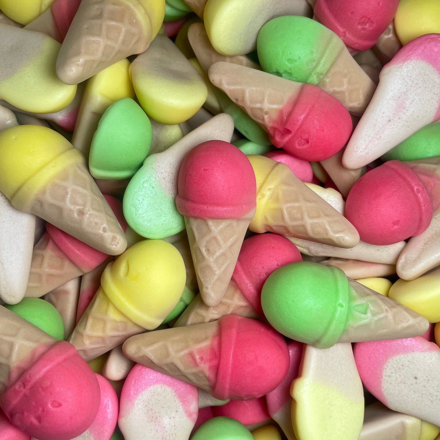 Fruity Foam Ice Creams