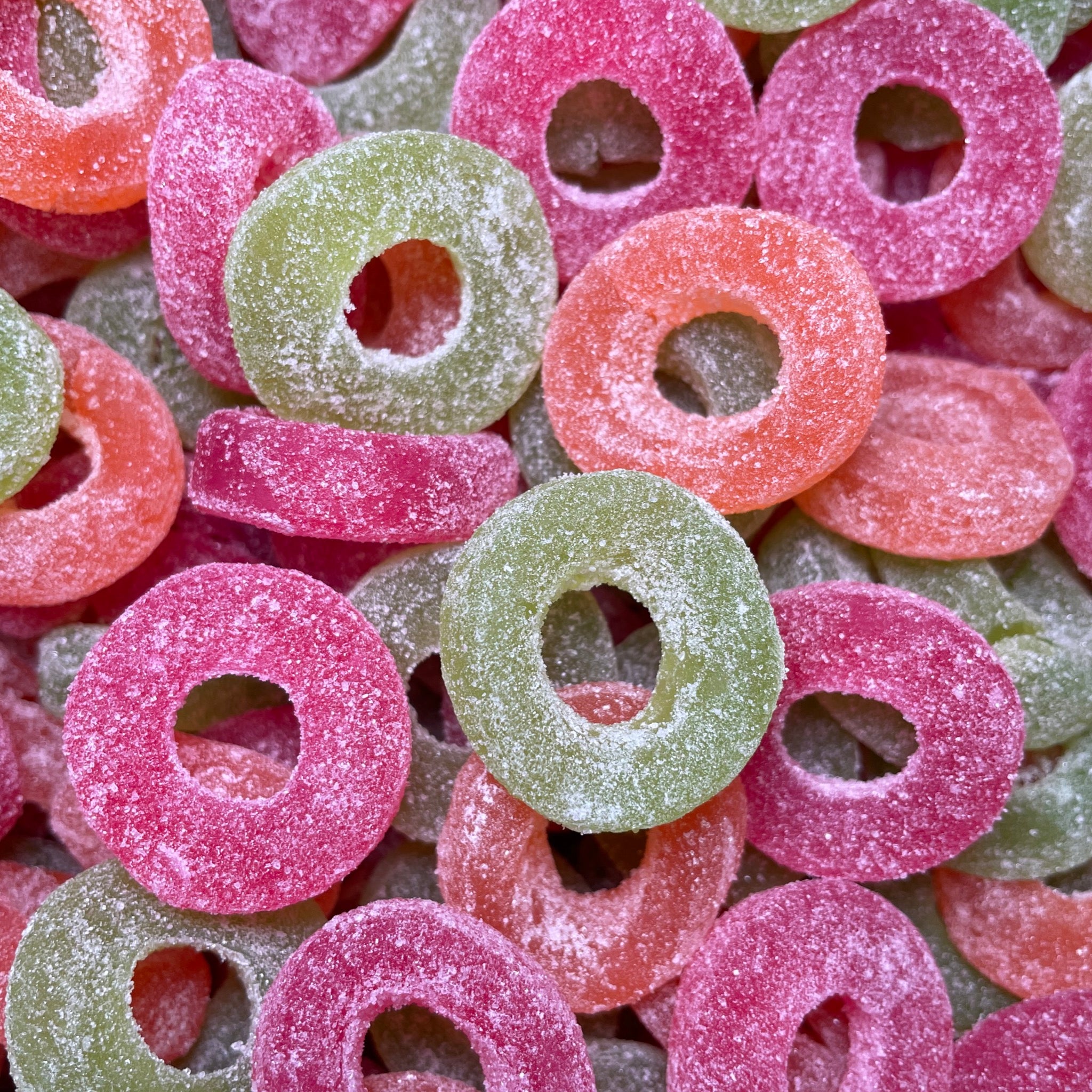 Fizzy Assorted Fruit Rings – Candy City