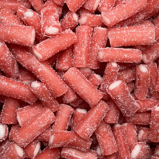 Fizzy Strawberry Pencil Bites
