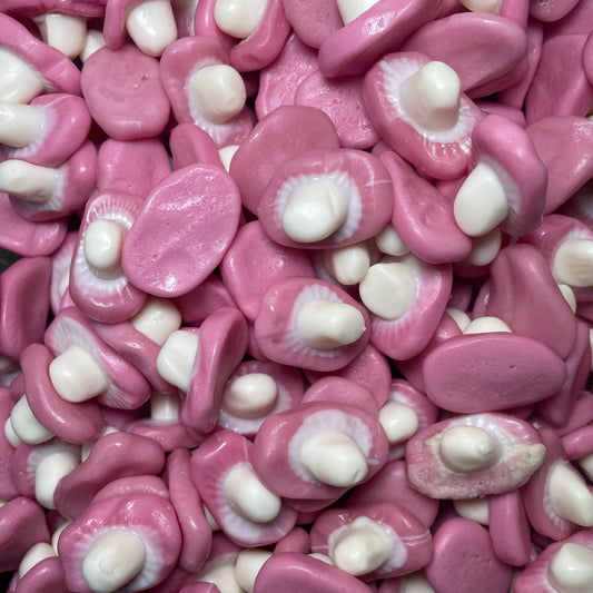 Pink & White Mushrooms